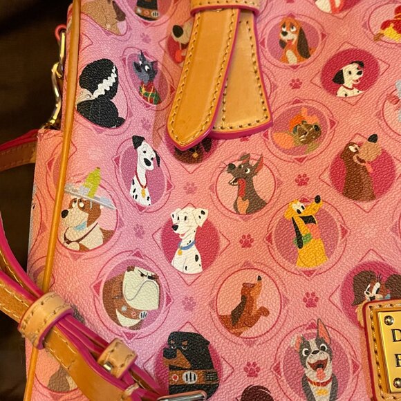 Dooney & Bourke Disney Dogs Satchel Bag - Picture 2 of 16